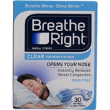 Breathe Right Nasal Strips, Small/medium, Clear (clear - 90 