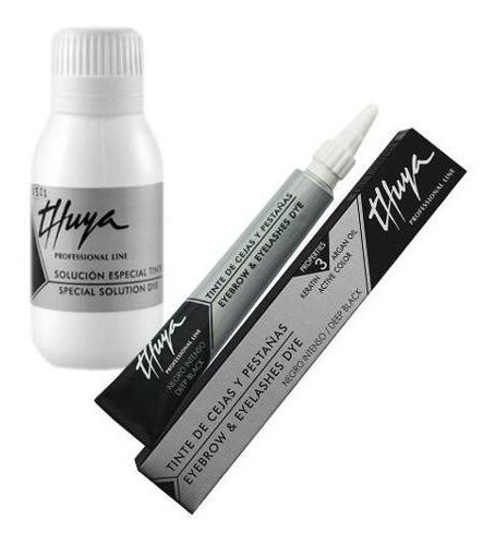 Kit De Tintura Cejas Y Pestañas Thuya Tinte Profesional