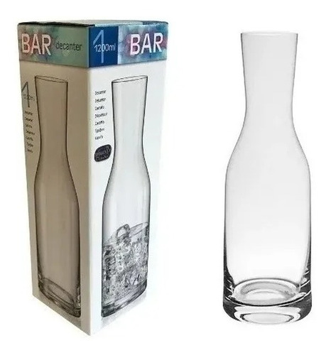 Decantador Botellon Vino Cristal Bohemia Bar 1200cc Decanter