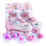 Ancheer Patines De Ruedas Para Ninas De 3 A 5 Anos, Ajustabl