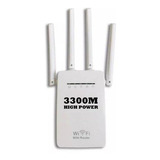 4 Antenas Repetidor Roteador 3300m Bps Wifi Amplificador