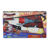 Nerf Hombre Araña Miles Morales Spiderman Lanzador 3 Dardos