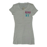 Blusa Mujer Con Botones - Blanco Aeropostale