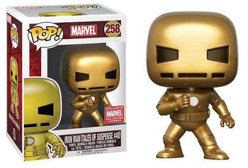Funko Pop Ironman Tales Of Suspense #39 Gold Iron Man Marvel