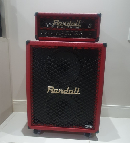 Amplificador Randall Rd20h Head Valvulado + Caixa 2x12 