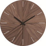Reloj De Pared Decorativo De Madera Simple Y Silencioso A