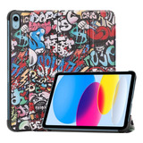 Funda Para iPad 10th 10a Gen 10.9 2022 Smart Case Grafitti