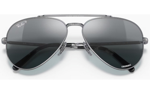 Lentes Ray Ban Chromance New Aviator De Cristal Rb3625 004g6