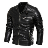 Chaqueta De Poliuretano For Hombre, Traje De Moto A La Moda