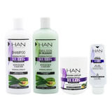 Han Kit Rulos Shampoo Acondicionador Mascara Crema Local