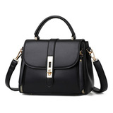 Bolso Negra  Bandolera Impermeable Crossbody Para Mujer