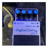 Pedal De Efecto Boss Digital Delay Dd-3t  Blanco