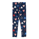 Legging Infantil Em Algodão Sem Flanela Estampado Malwee