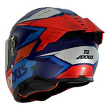 Capacete Axxis Hawk Evo Sv Daytona C7 Blue+ Pelicula @#