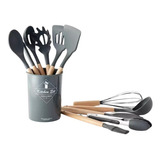 Set 12 Utensilios De Cocina Antiadherentes De Silicona 