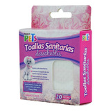 Paquete 100 Toallas Sanitarias Chicas Perritas Fancy Pets 