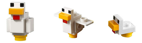Lego Minifigura - Minecraft Chicken Animals Combo (21140) Pe