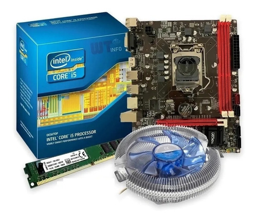 Kit I5 Placa 1156 + Processador I5 650 + 4 Gb Ddr3  + Cooler