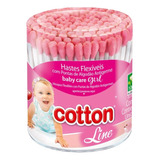  Cotonete Haste Flexível Cotton Baby Care Pote 150 Unidades 