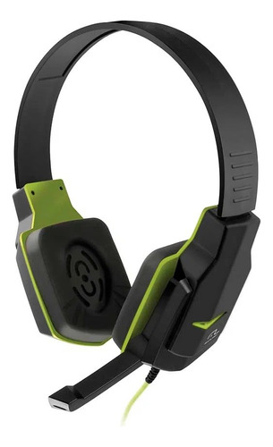 Fone Headset Gamer Microfone P2 Preto/verde Multilaser Ph146