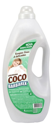 Lava Roupas Sabão Liquido Coco 2 Litros Barbarex