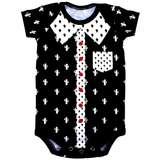 Body Bebê Estampa De Camisa Cactus - Isabb