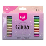 Marcadores Kiut Glitter X 10 Norma