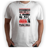 Remera Muhammad Ali Vs Ringo Bonavena Afiche Retro Art