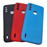 Funda De Silicona Con Felpa Para Moto E7i Power