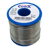 Solda Estanho 60x40 1,5mm C/ Fluxo Ra (t2) Rolo 500g - Cobix