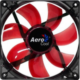 Cooler 120mm Fan Red Led Vermelho Aerocool S 24hs