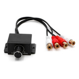 Universal 12v Coche Amplificador De Audio Bajo Rca Nivel Rem