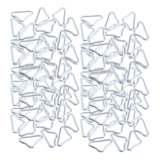 Anillos Triangulares De Acero Inoxidable De Metal 120 Piezas