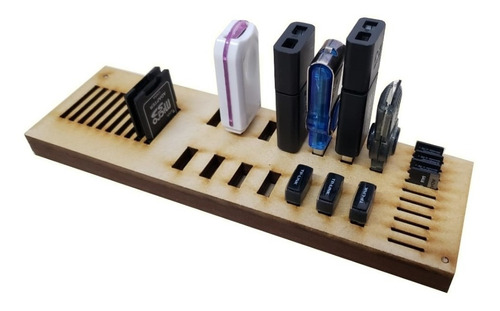 Organizador Rack Memorias Usb Sd Y Micro Sd