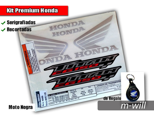 Kit Calcos Original Honda Cg Titan 150 - 2014