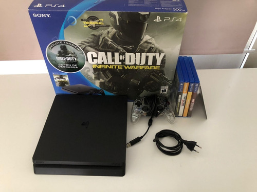 Sony Playstation 4 Slim 500gb, Con Control Nacon Y 5 Juegos 