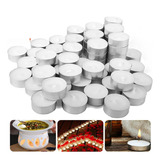 100 Pzas Velas Tea Light Flotantes Decorativas Calidad Mexic