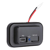 De Coche Usb, Zócalo De Usb 12v/24v Qc3.0, De Enchufe Usb