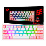 Teclado Gamer Redragon Fizz Pro  Retroiluminado Rgb