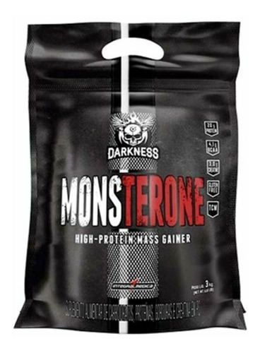 Monsterone Darkness - 3000g Refil Morango - Integralmédica