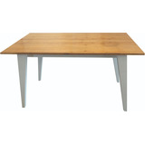 Mesa Comedor 140 Escandinava Nordica Madera Laqueada Paraiso