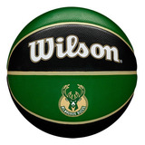 Bola De Basquete Wilson Nba Team Tribute Bucks Tamanho 7