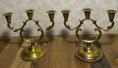 Candelabros Em Bronze