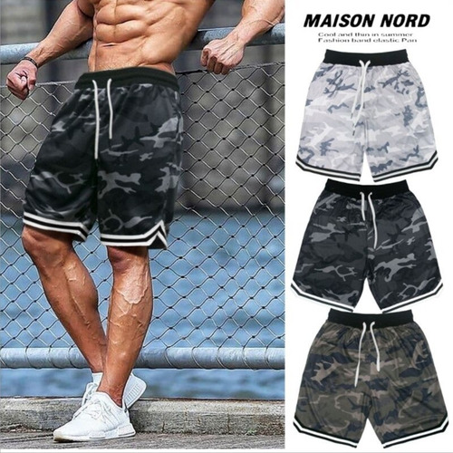 Men's Basketball Shorts Fitness Bodybuilding Shorts Mas