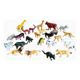 Animales Miniaturas Goma Selva Y De Mar Lote X 42 Importados