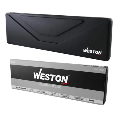 Calibrador Vernier Weston de Acero Inoxidable para Medidas de 6\