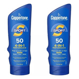 2 Pack Coppertone Bloqueador Solar Sport 50 Fps 207 Ml Sol