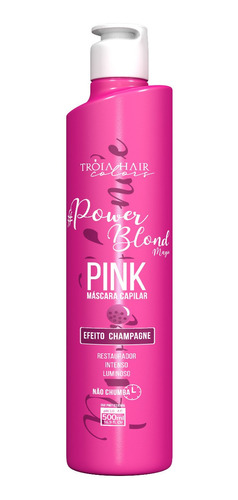 Matizador Magic Pink Tróia Hair Champagne 500ml - Original