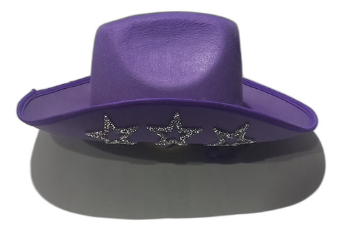 Sombrero Sheriff Vaquero Con Estrellas - 5 Soles Cotillón