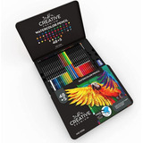 Indra Premium Lápices Colores Creative Acuarelables 48+5 Pzs